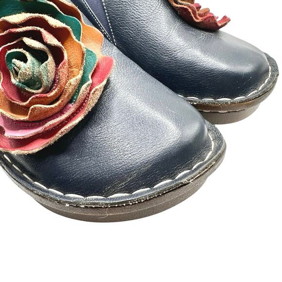 L’Artiste Spring Step | Women | Emilia Leather Floral Slip On Shoes | Sz 5.5-6 - Picture 11 of 13
